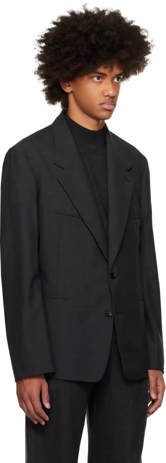 르메르 싱글 브레스티드 자켓 블랙 50 상품이미지2