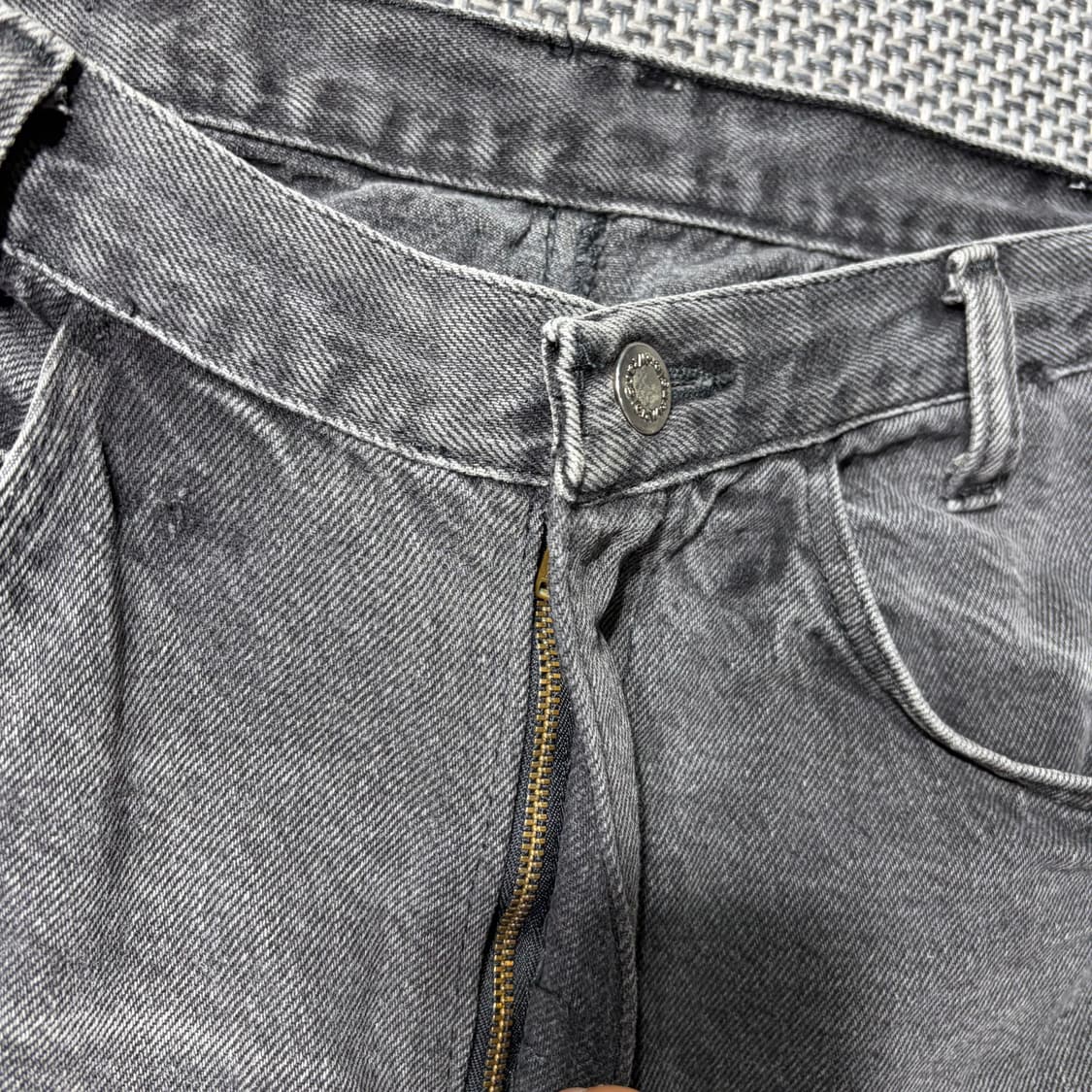 랭글러 블랙 카펜터 데님 반바지 (32) 상품이미지5