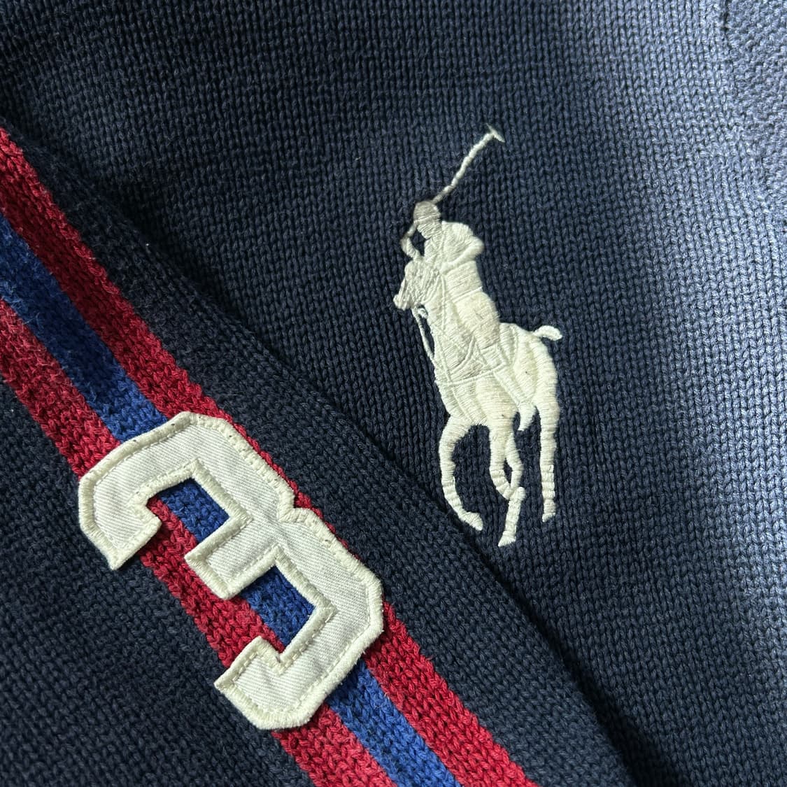 폴로 랄프로렌 빅포니 네이비 후드니트  상품이미지2