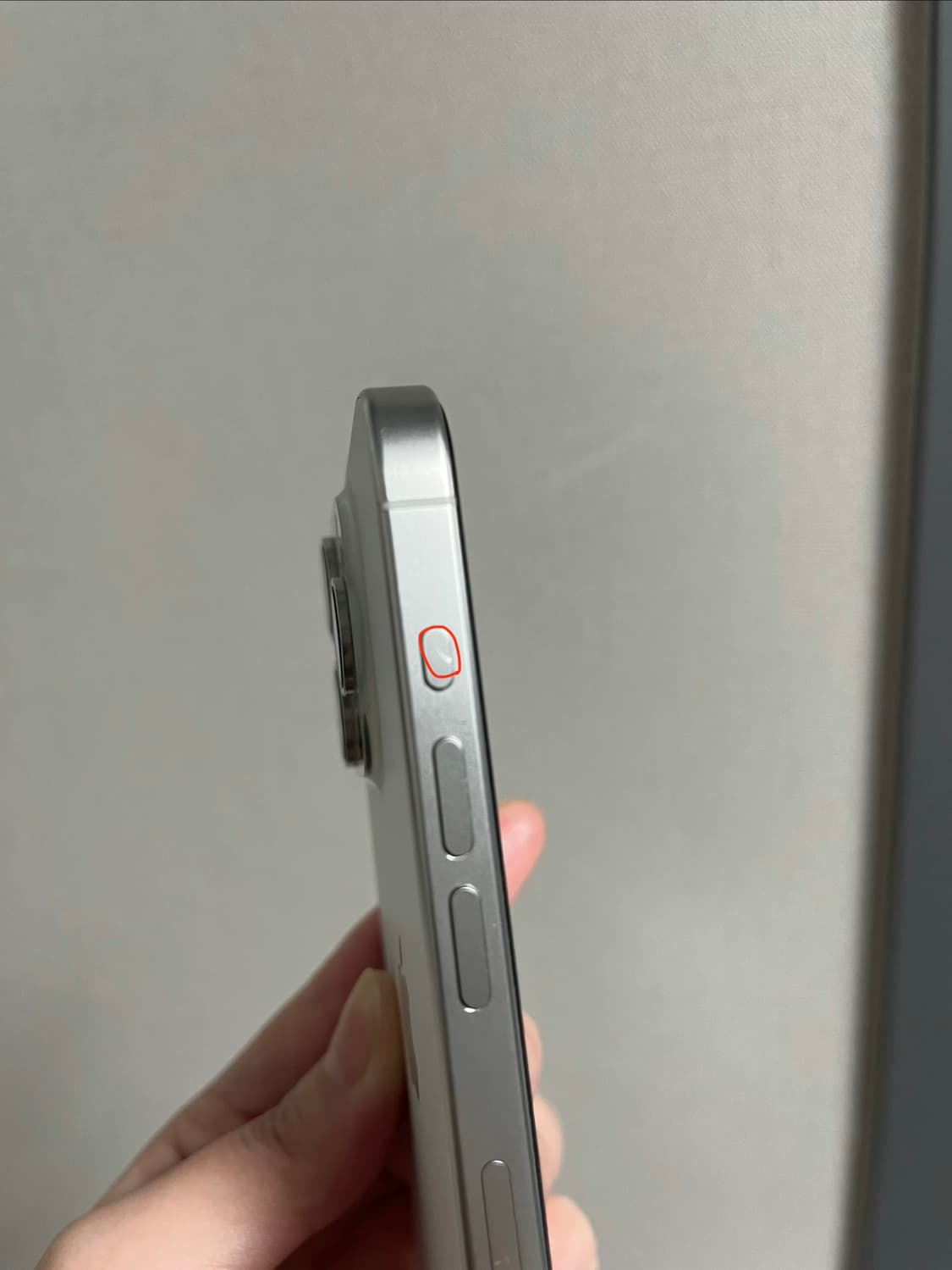 상태 최상 풀구성 아이폰 화이트티타늄 15pro 15프로 256 공기계 상품이미지7