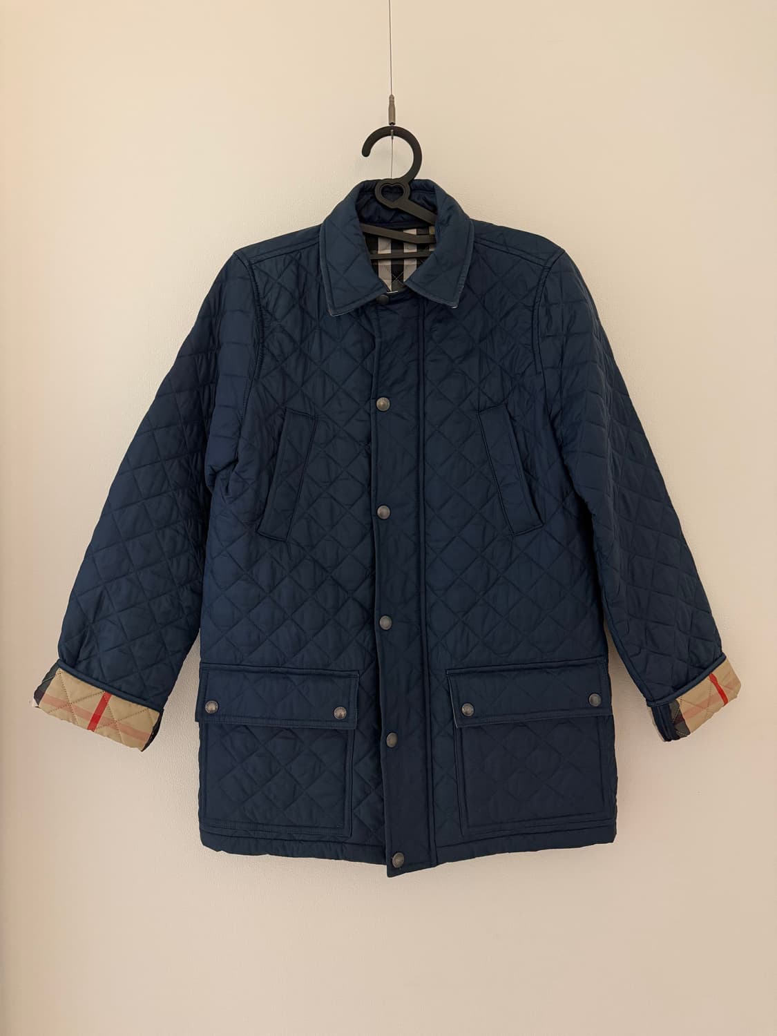 버버리 퀼팅 자켓 네이비(55) 상품이미지1