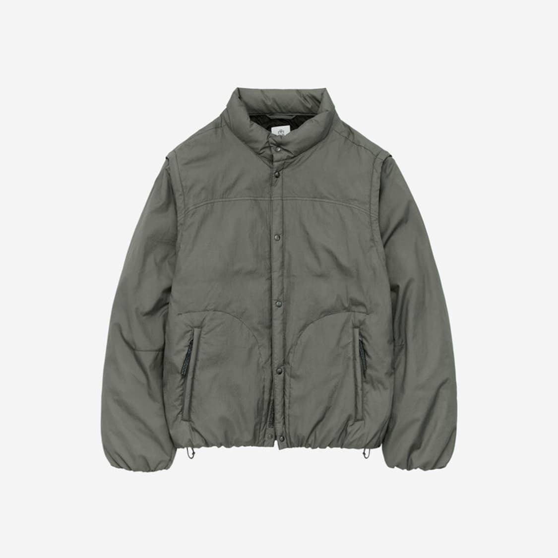 폴리테루 모듈러 스냅 퍼프 자켓 세이지 상품이미지1