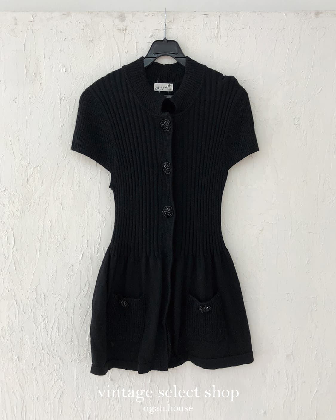 vintage ribbed knit mini dress 상품이미지6