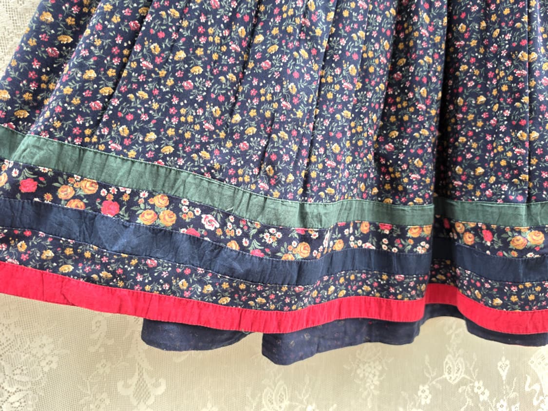 80s MARY (Made in Italy) 플라워 스커트 상품이미지4