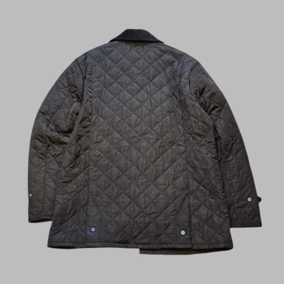 실사이즈-L(착샷잇음) 블랙  퀼팅누빔자켓 상품이미지2