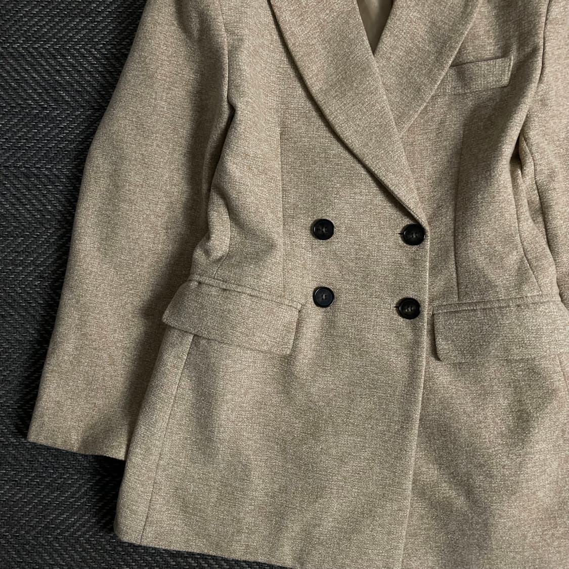 빈티지 우먼스 울 더블 하프 코트y 3250 상품이미지4