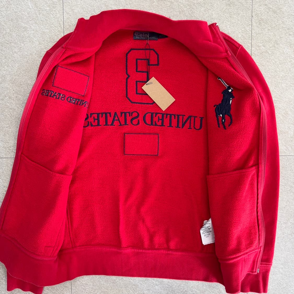 폴로 빅포니 성조기 집업 상품이미지5