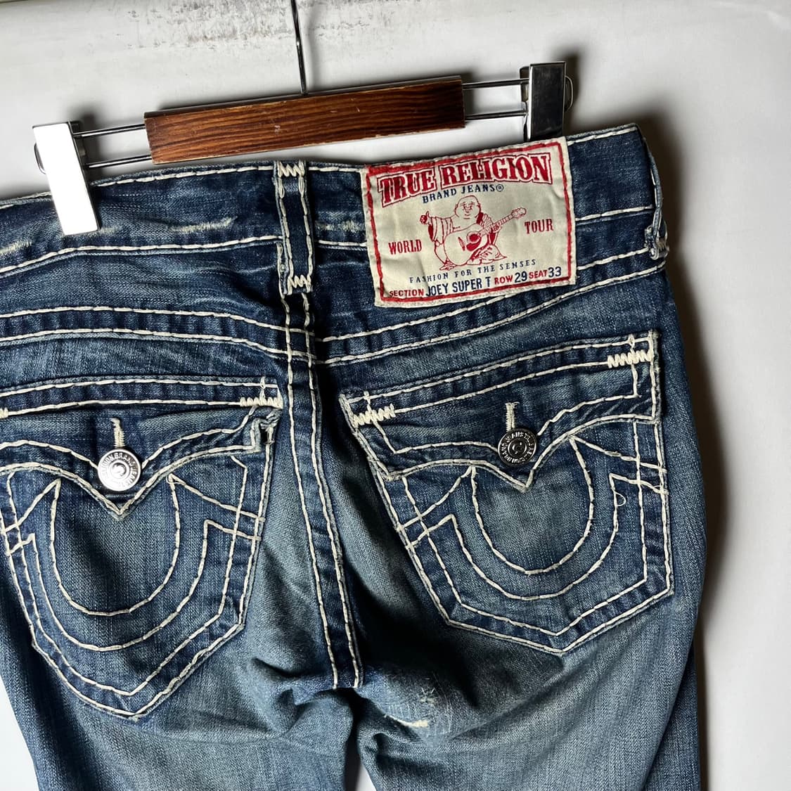[True Religion] 트루릴리전 조이 수퍼T 플레어 데님팬츠 상품이미지4