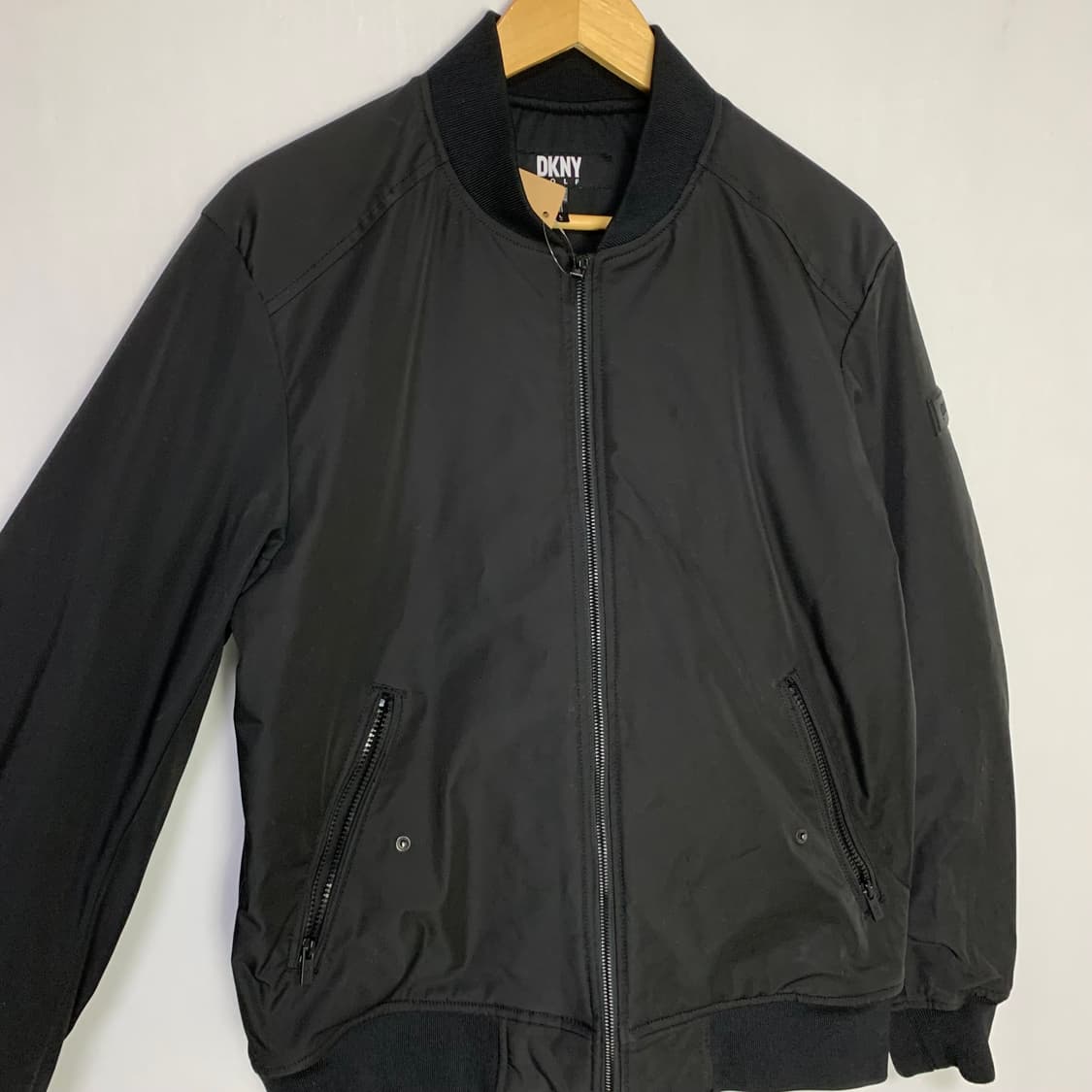 DKNY 블랙 봄버 블루종 자켓 점퍼 빈티지 L 남녀공용 상품이미지2