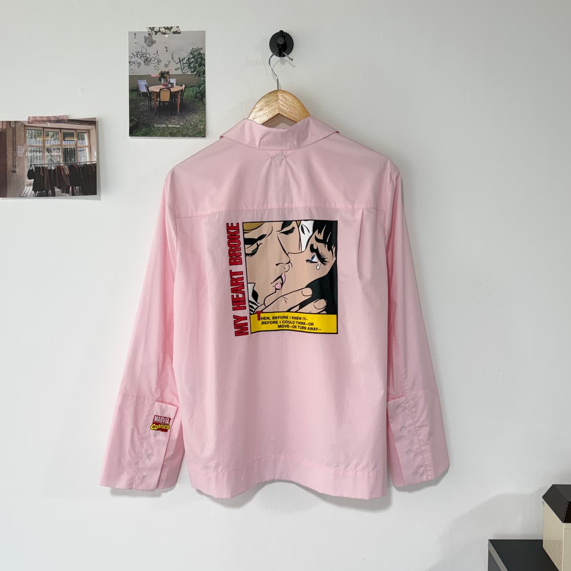 [S] SJYP x 마블코믹스 지퍼 셔츠 상품이미지2