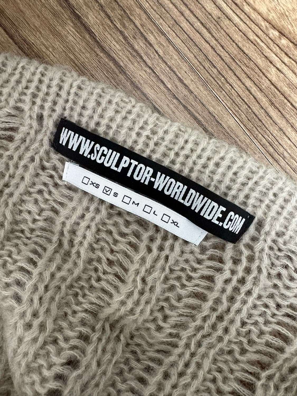 스컬프터 투웨이 스웨터 니트 Upside Down 라이트그레이 상품이미지5