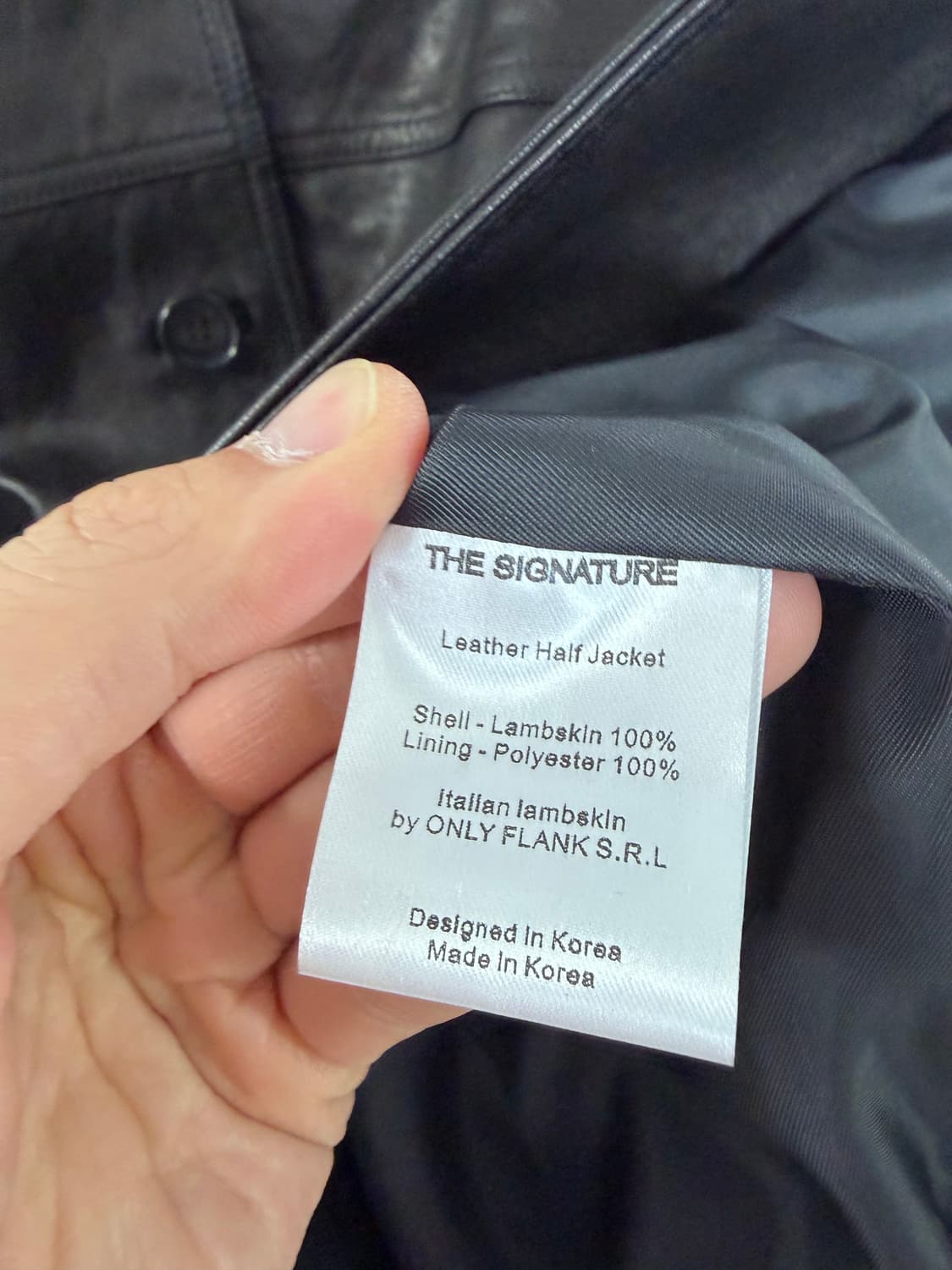 더시그니처 가죽자켓 레더자켓 카코트 가죽카코트 레더카코트 상품이미지5