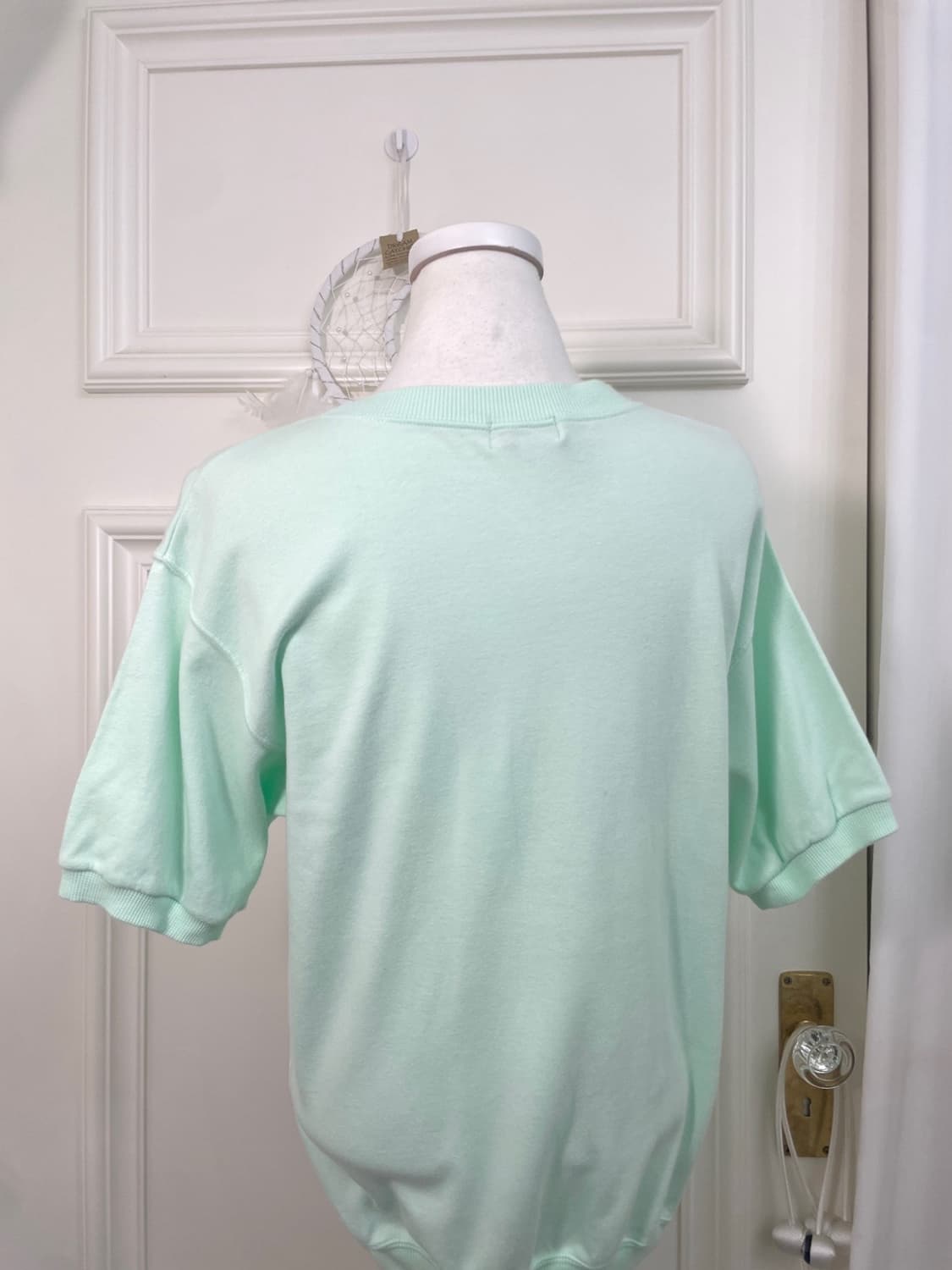 mint cute print half sweatshirts(size-M) 상품이미지4