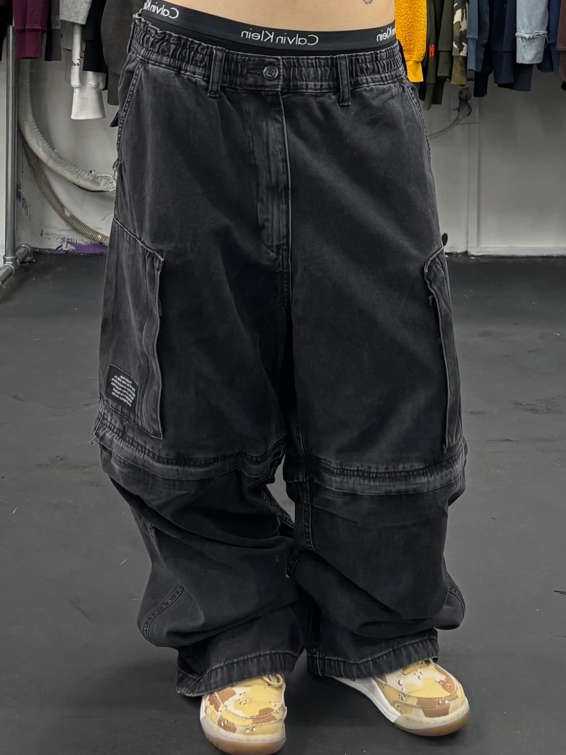 GU x 언더커버 컨버터블 데님 카고팬츠 상품이미지2