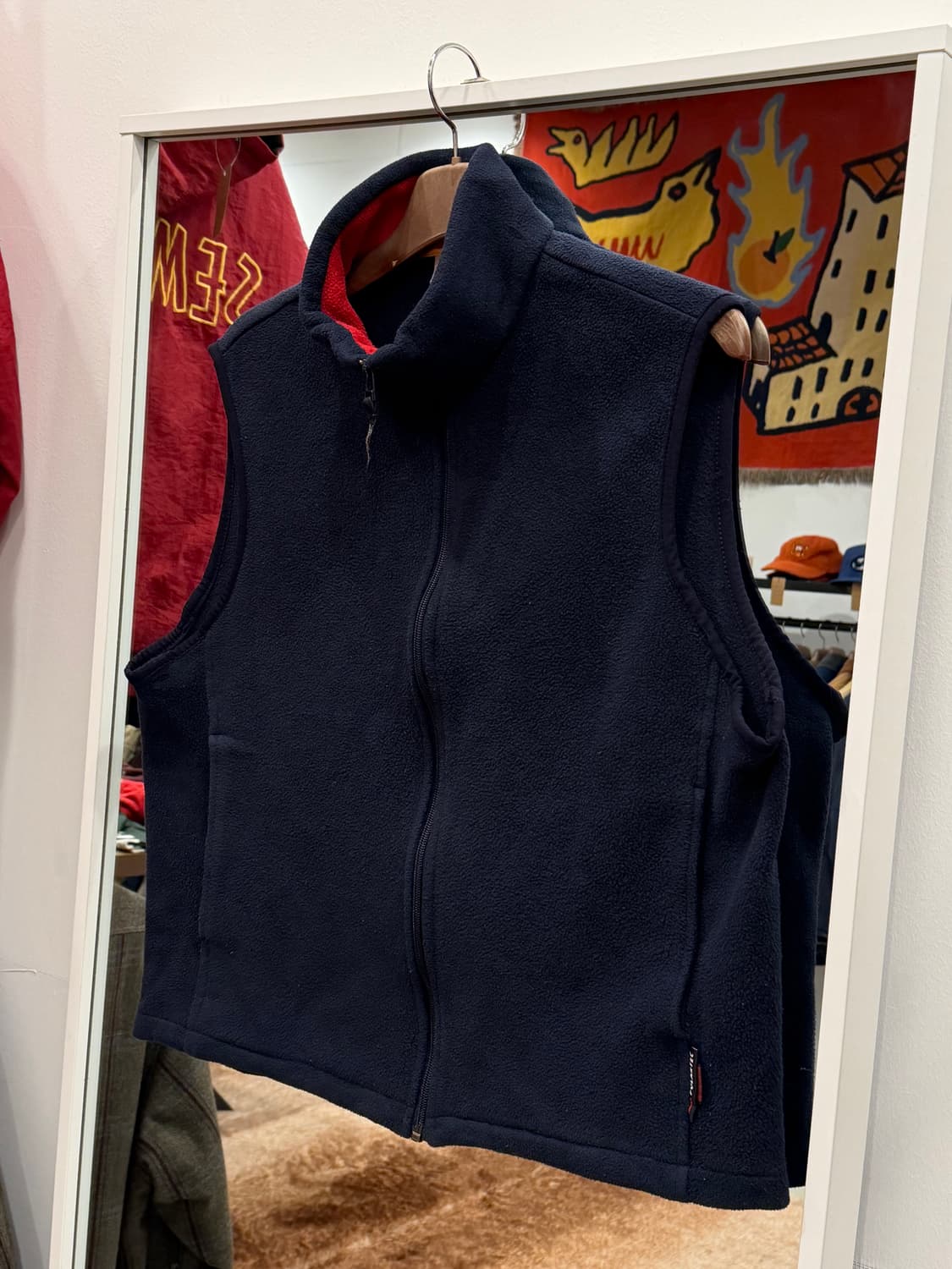 90s Woolrich 울리치 폴라텍 플리스 베스트 (made USA) 상품이미지1