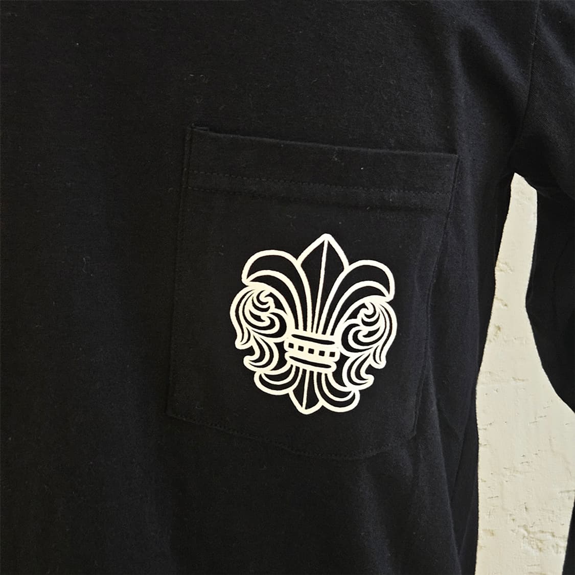 [S] 미사용 크롬하츠 T바 로고 롱슬리브 B1224C301 상품이미지4