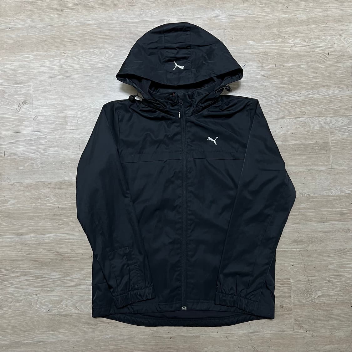 푸마 리핑 캣 로고 바람막이 후드자켓 [블랙] S/90 상품이미지1