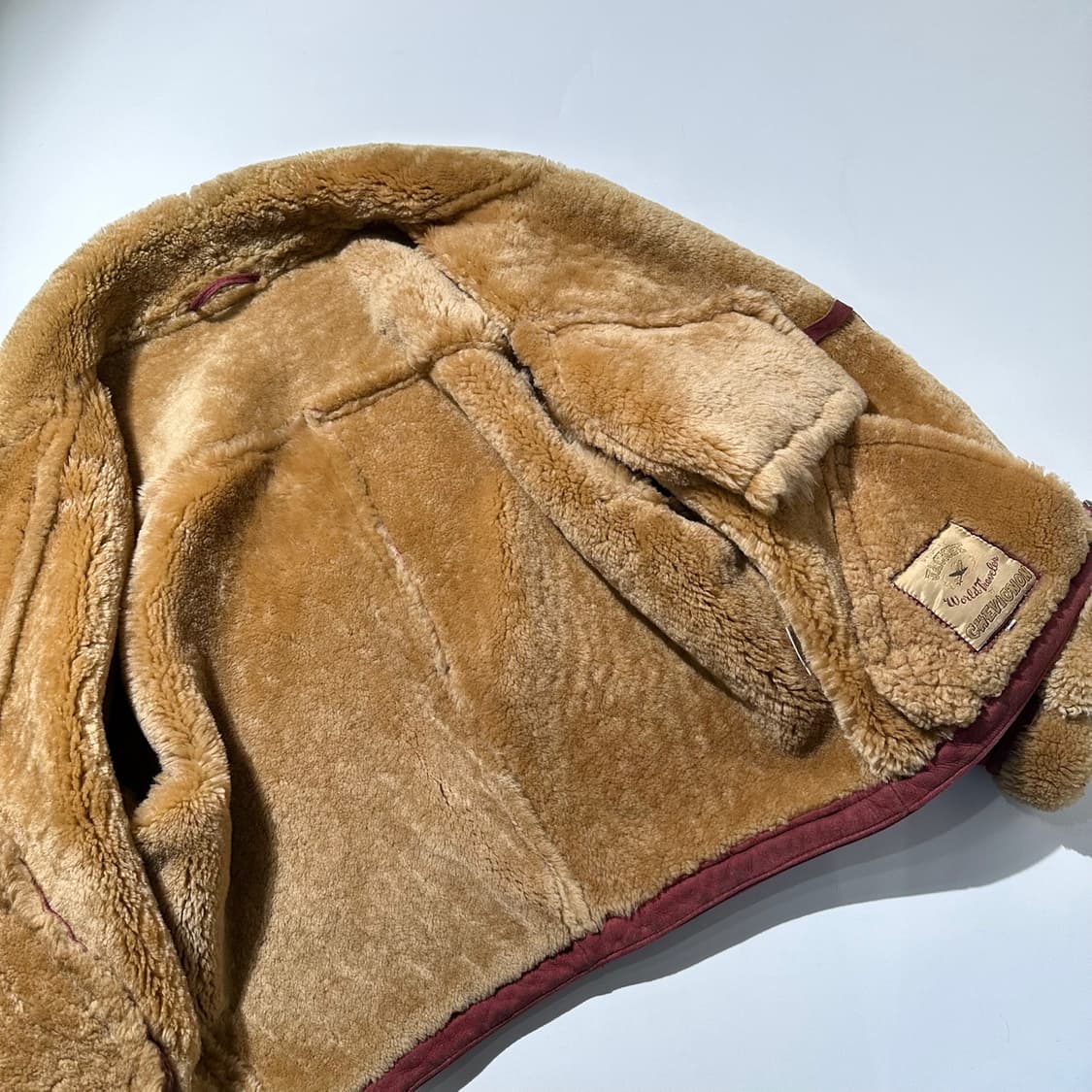 쉐비뇽 레더 시어링 무스탕 라이더 자켓 상품이미지7