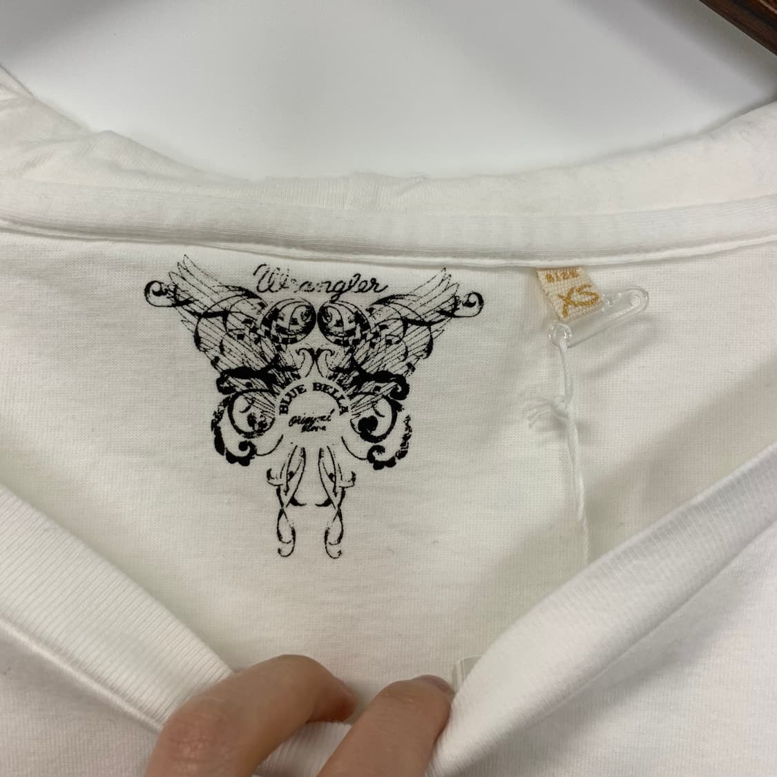 랭글러 화이트 슬리브 후드티 상품이미지7