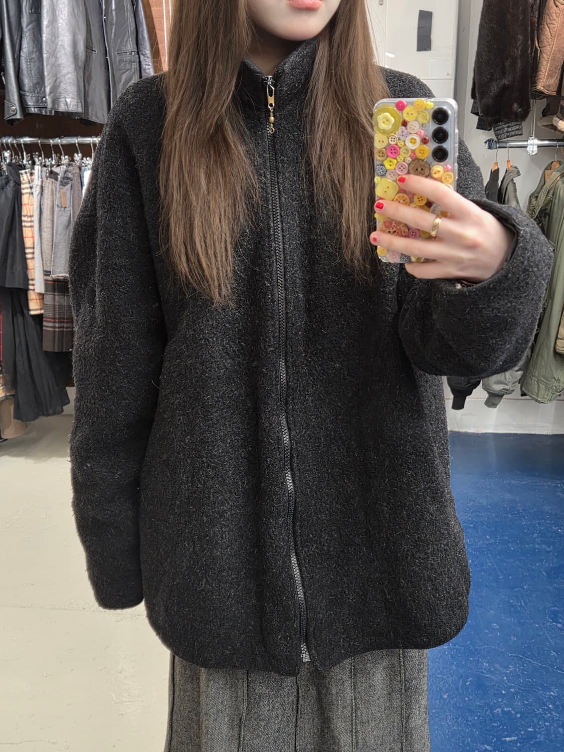 Armani 아르마니진스 모헤어 자켓 상품이미지1