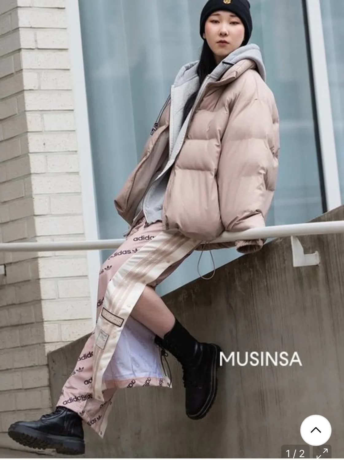 아디다스 아디브레이크 팬츠 블러쉬 핑크 XS(크게나옴) 상품이미지10