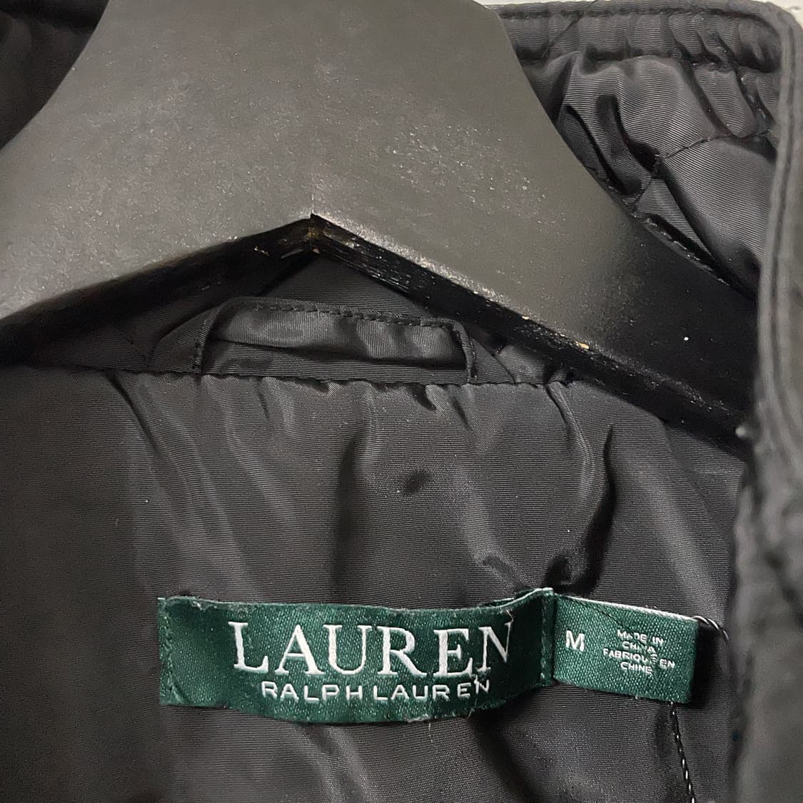 랄프로렌 블랙 퀄팅 자켓 M(W) 상품이미지5
