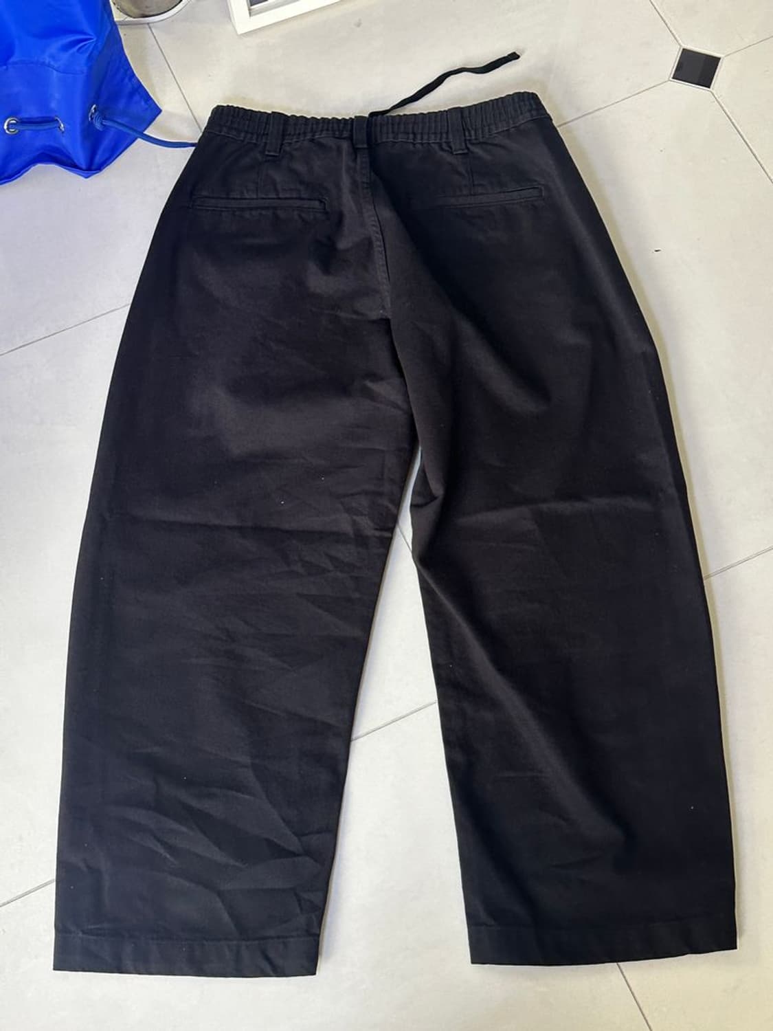 COTTON BARREL LEG PANTS  통 넓은 바지 상품이미지7