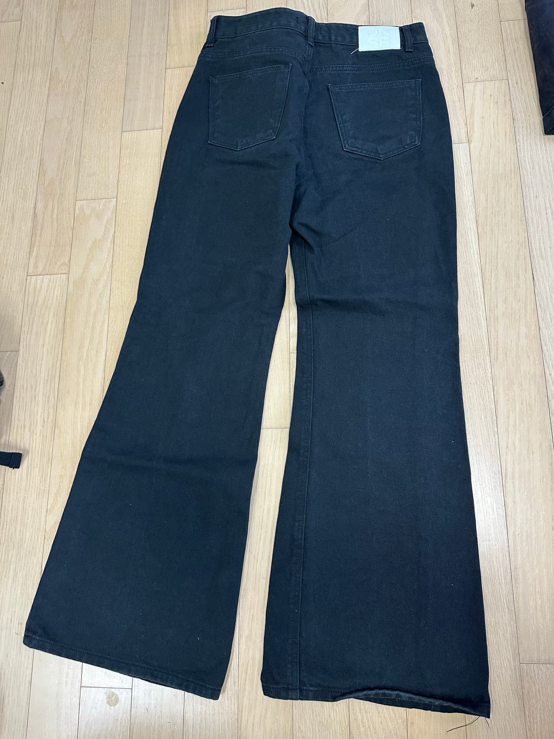 [XL] DNSR 플레어 데님 블랙 상품이미지1