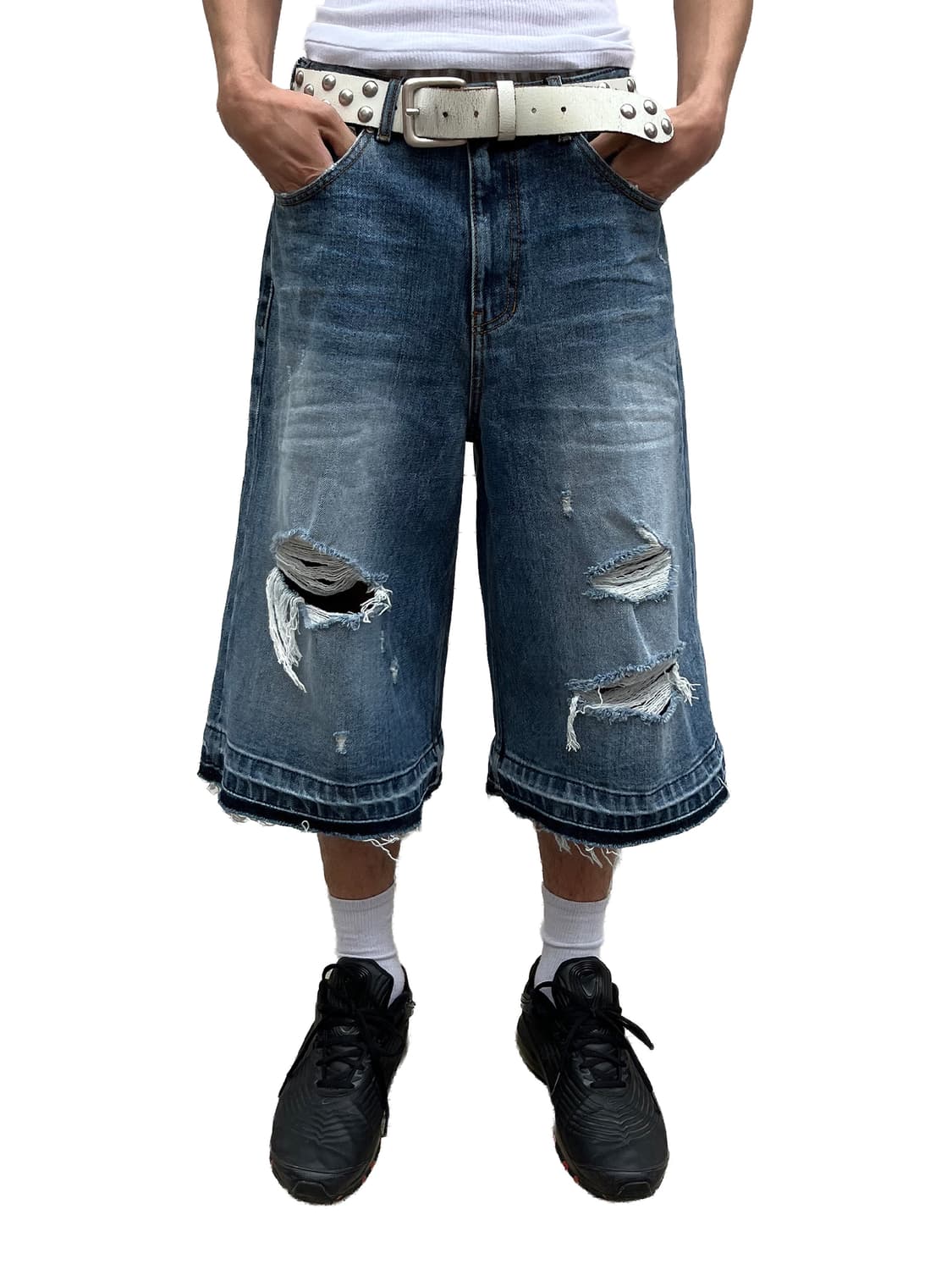 FAR VTG JEAN SHORTS (BLUE) 상품이미지1