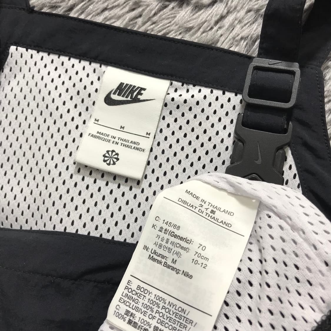 [[키즈 M(10-12), 새상품급] 나이키(NIKE) 멜빵 치마k58 상품이미지7