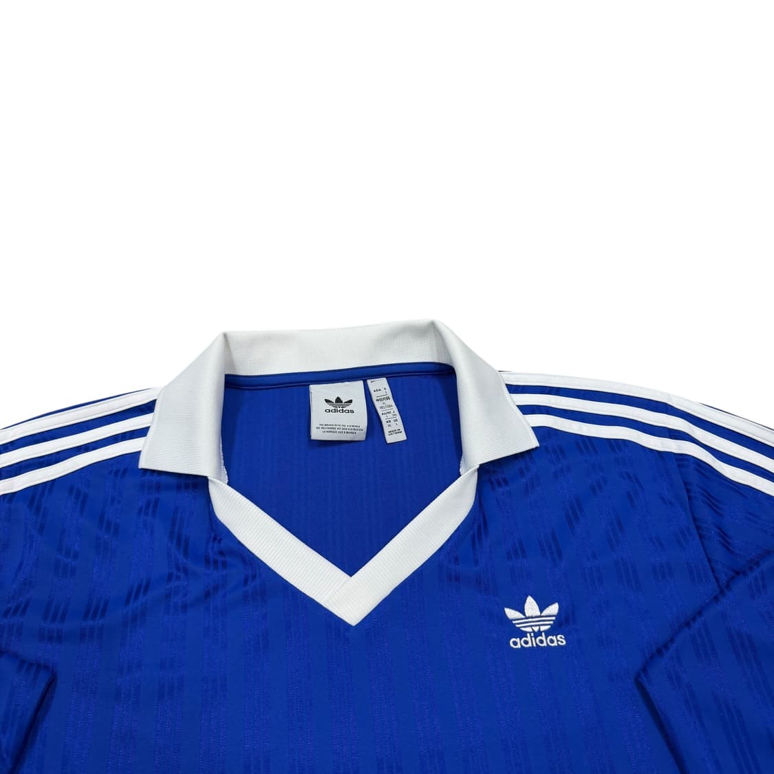 아디다스 피케 풋볼 저지 스트라이프 스포티 긴팔티 로얄블루 XL 105 상품이미지2