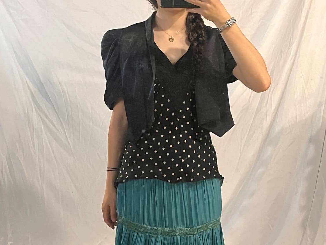 Maitresse puff shirring shoulder jacket 상품이미지4