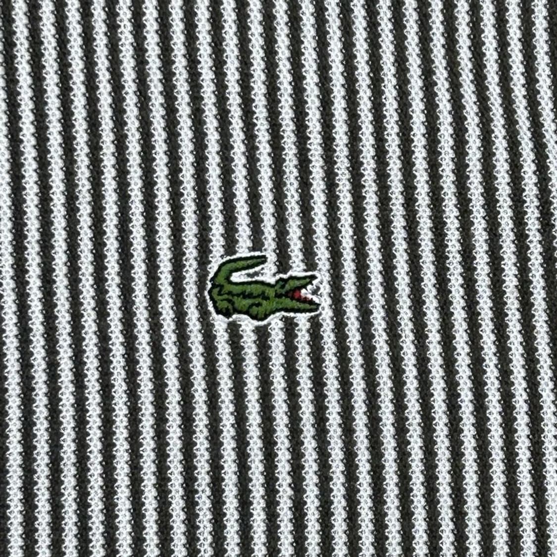 라코스테 일본판 여성용 스트라이프 로고패치 카라넥 긴팔 롱슬리브 40 상품이미지2