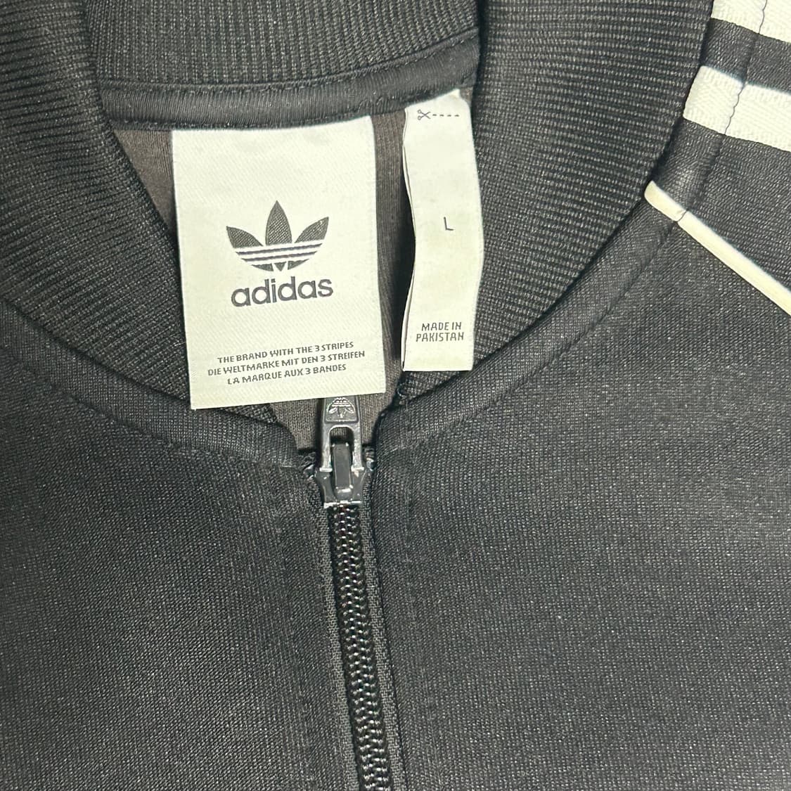 L 아디다스 파이어버드 블랙 트랙탑 상품이미지4