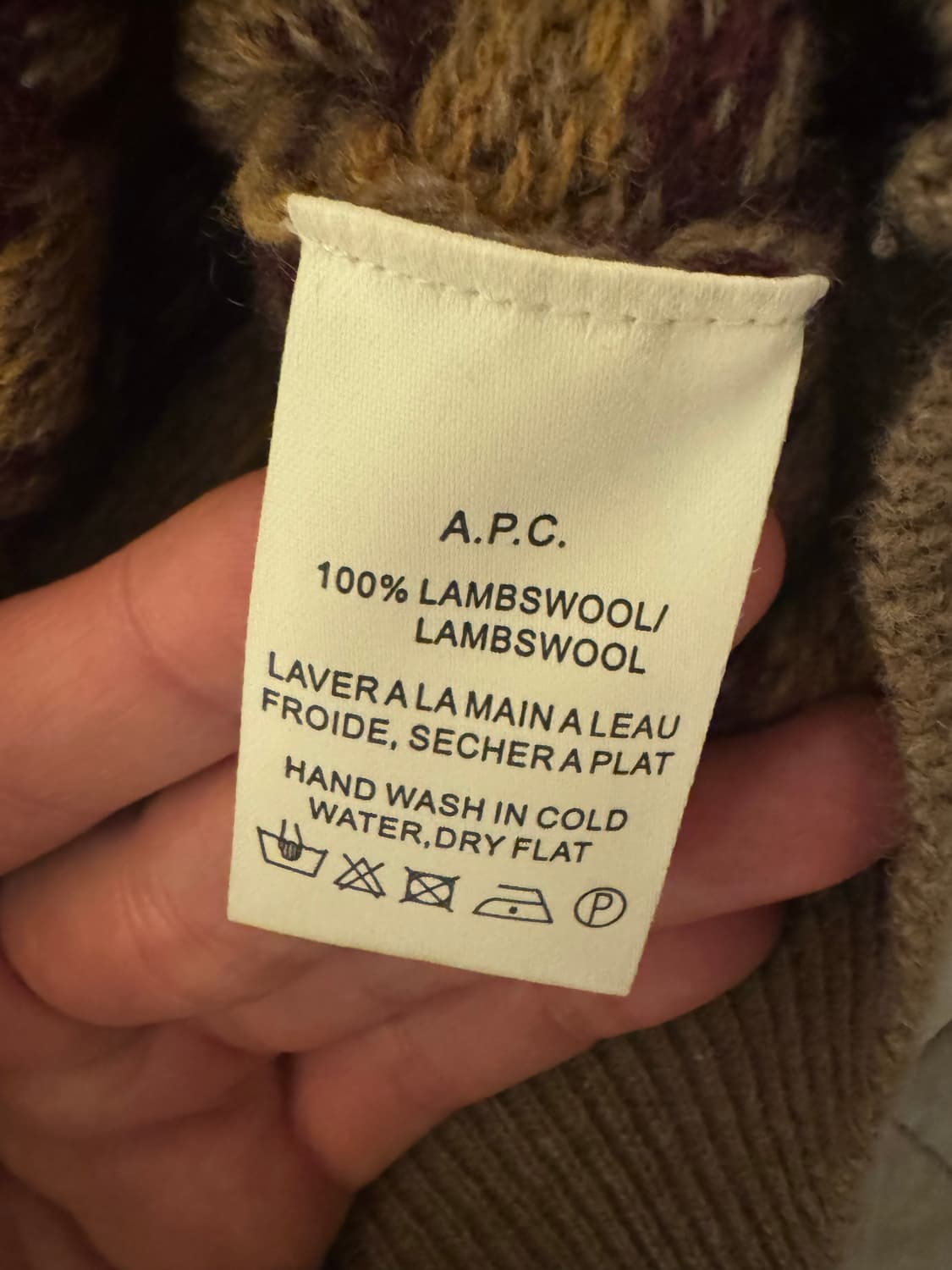 A.P.C 아페쎄 패턴 니트 L 상품이미지2