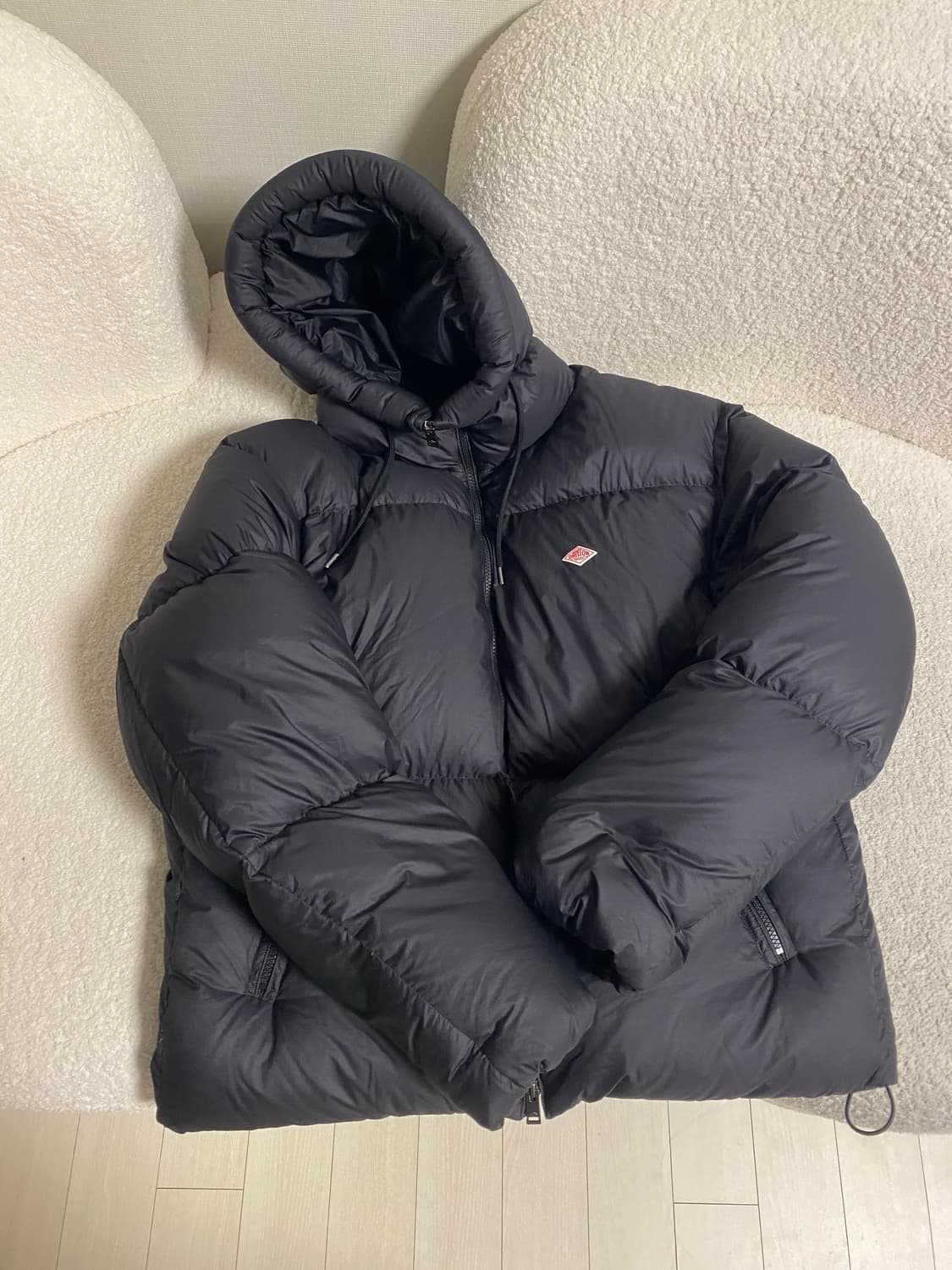 단톤 블랙 패딩 4사이즈 상품이미지1