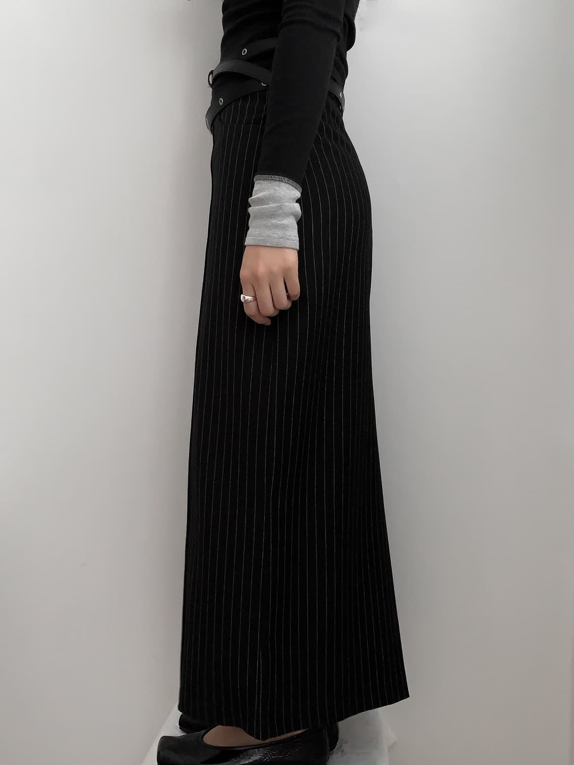 스트라이프 스커트 상품이미지4