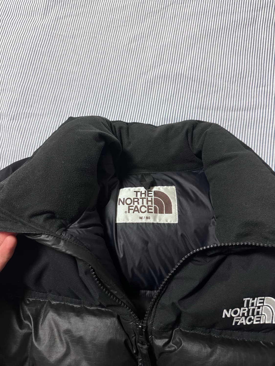 W 노스페이스 화이트 라벨 노벨티 눕시 다운 자켓 블랙 M 상품이미지6