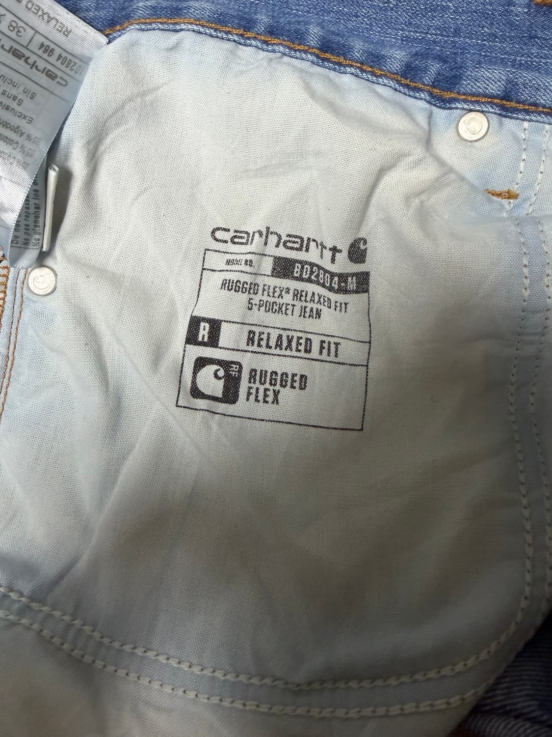칼하트 데님 38x34 상품이미지6