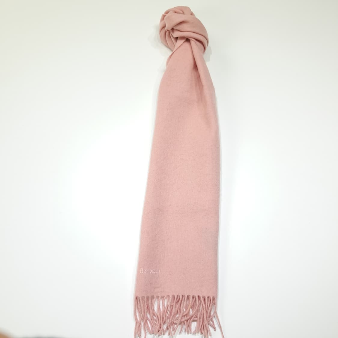 MX647 바버 램스울 연핑크 머플러 목도리 상품이미지3