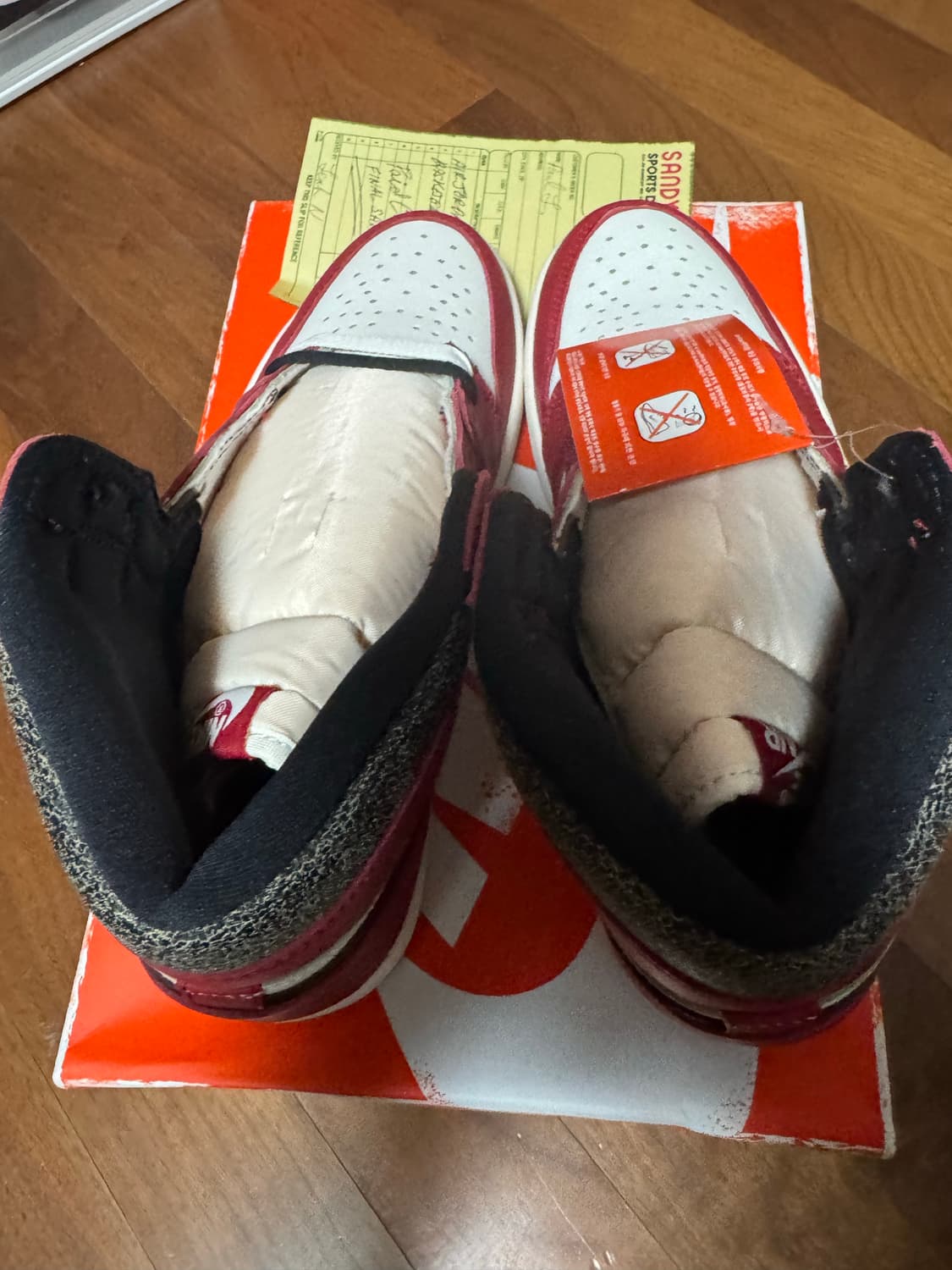 정품새제품 2022 나이키 조던1 하이 OG 시카고 265mm 상품이미지5