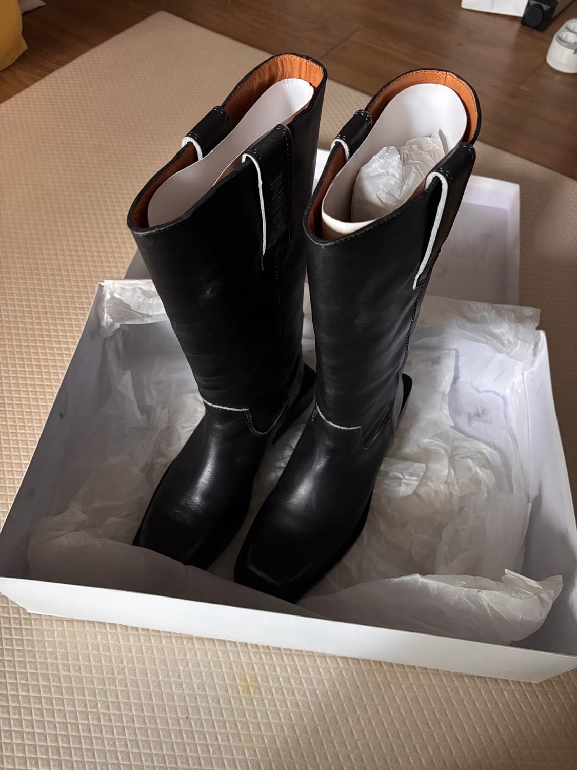 GANNI 가니부츠 mc 미들 데미지 부츠 37 상품이미지2