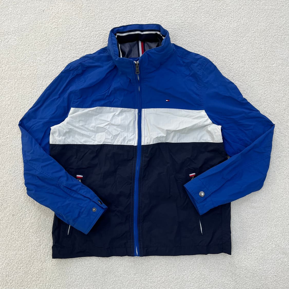 실측확인 타미힐피거 바람막이 자켓 0310M 상품이미지1