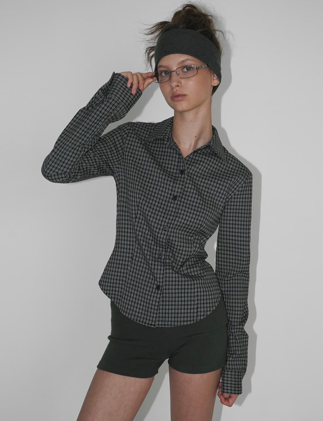 블랙업 [MADE] 누보 체크 셔츠 상품이미지1