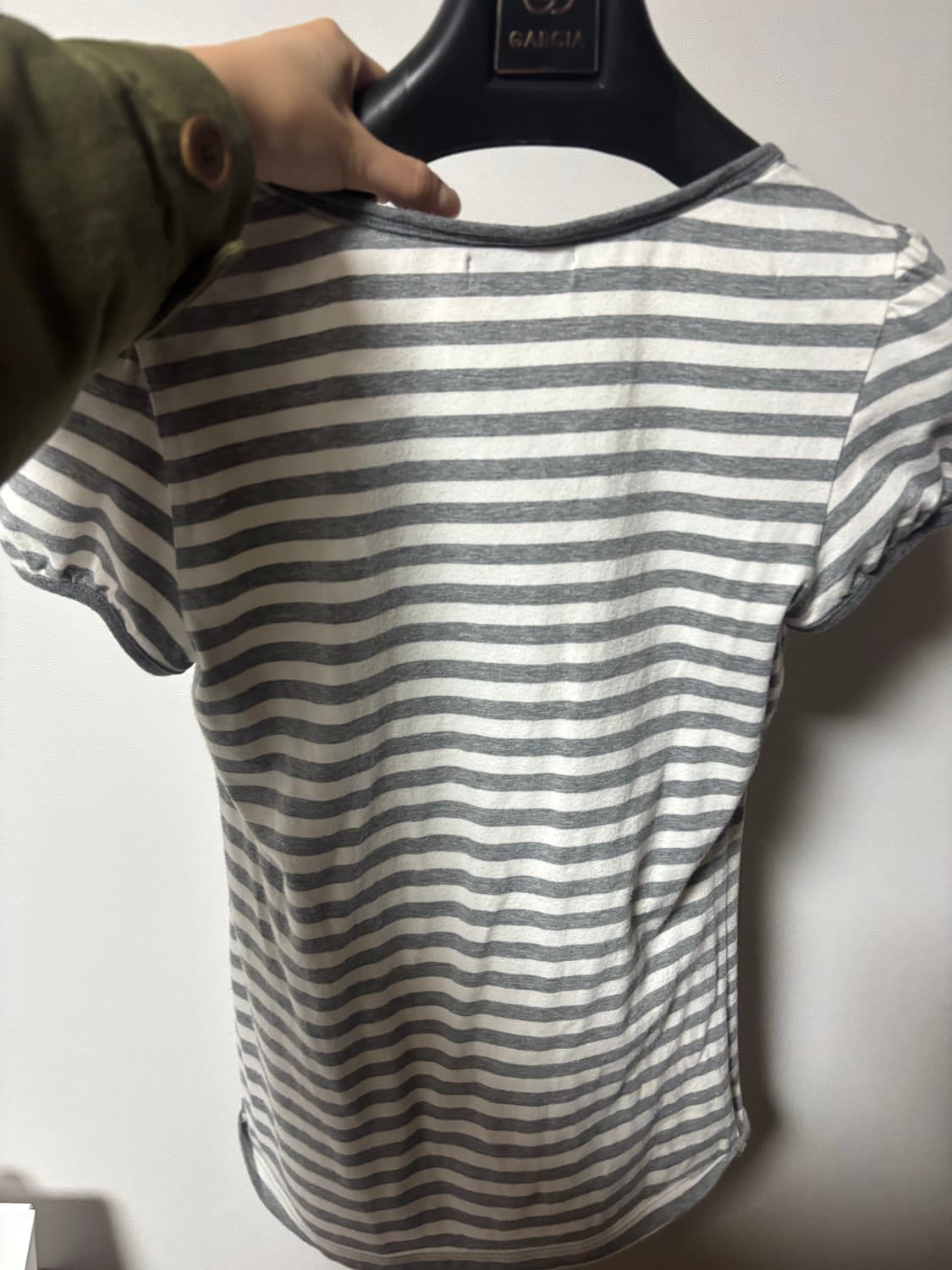 버버리 블루라벨 퍼프소매 체크 반팔 상품이미지6