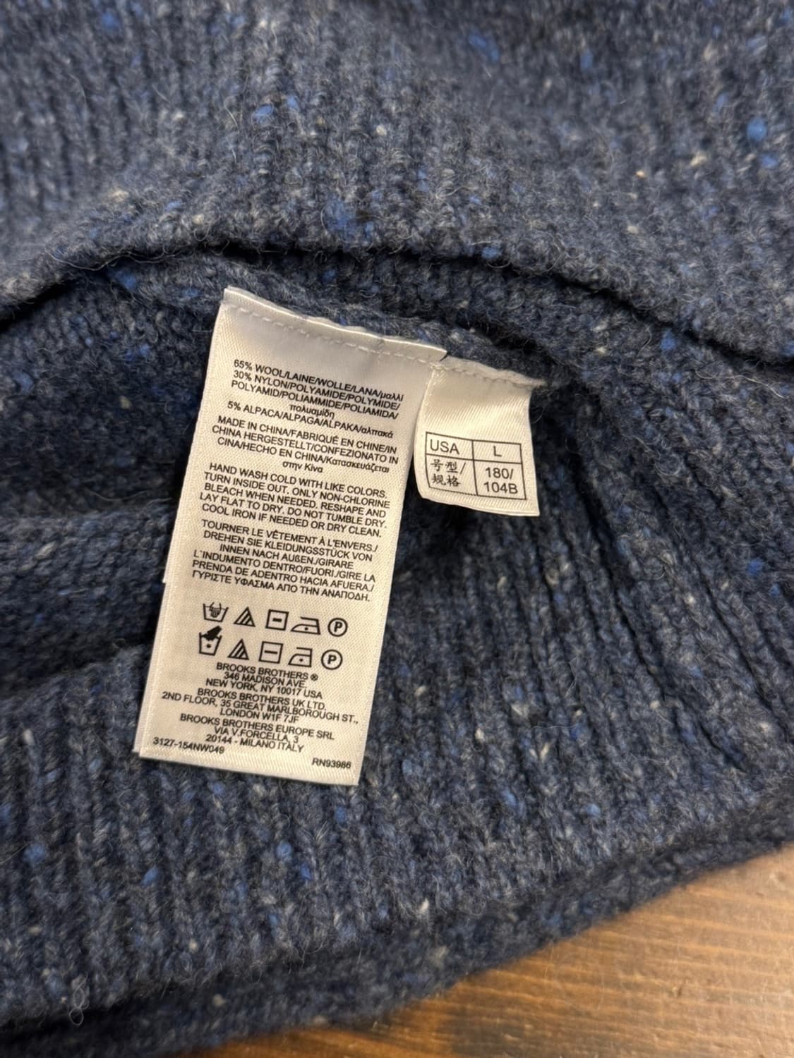 브룩스 브라더스 숄칼라 니트 100~105 상품이미지8