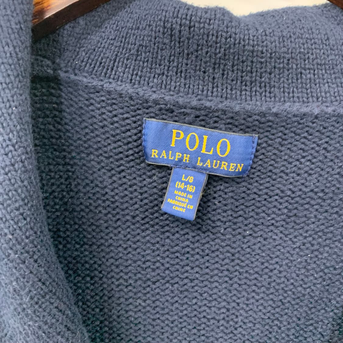 폴로 랄프로렌 빅포니 숄카라 니트 가디건 상품이미지5