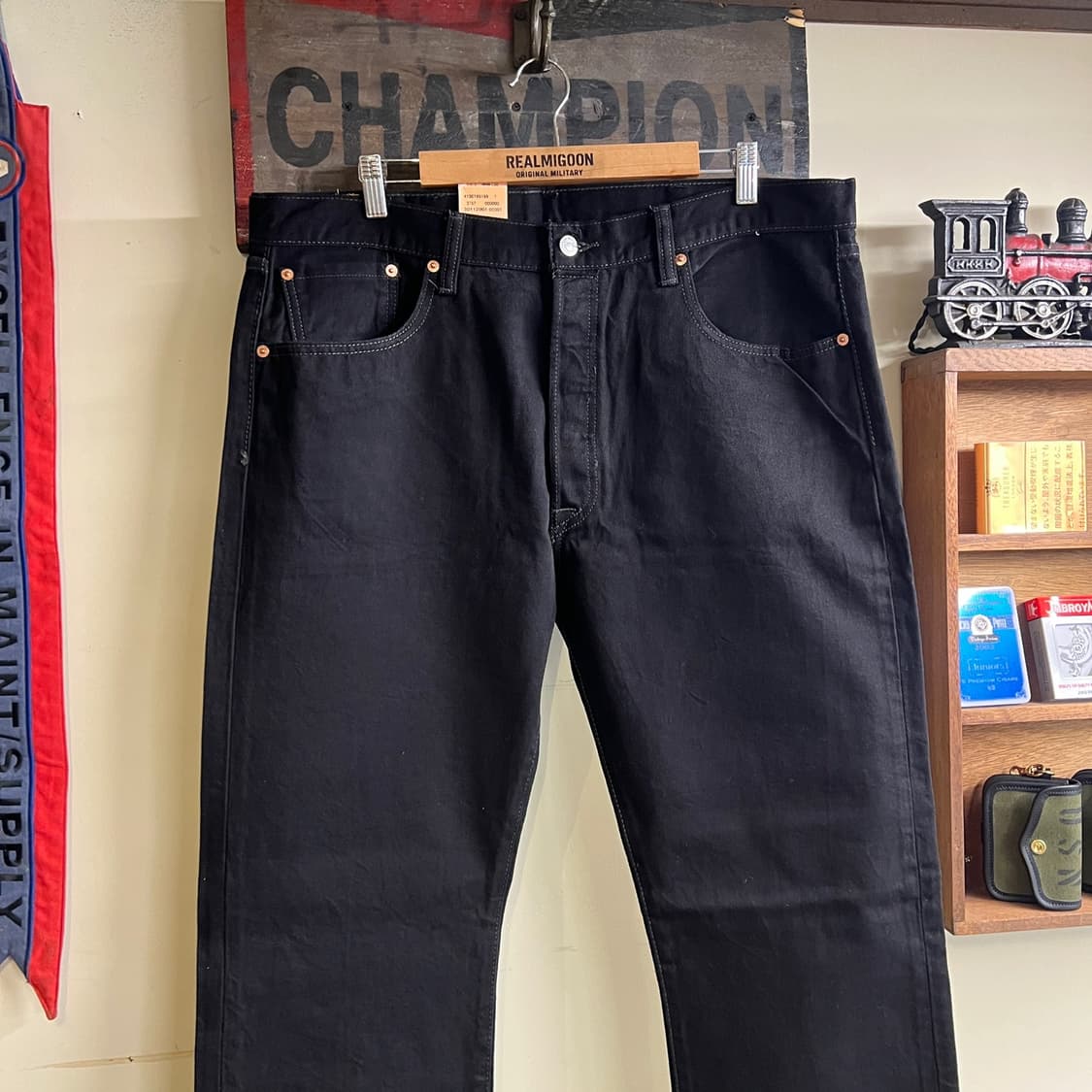 리바이스 501 블랙진 38x30 Size 데드스탁 260318-3 상품이미지2