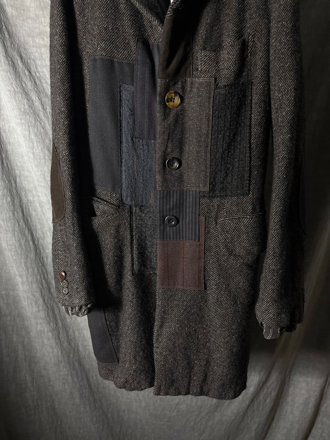Junya Watanabe 13AW Patchwork Wool Coat 상품이미지4