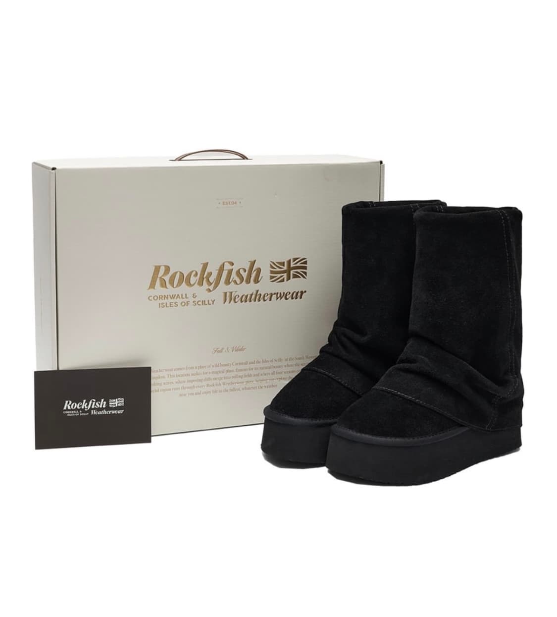 락피쉬웨더웨어 맥시폴디드 부츠 어그 부츠 240 블랙 상품이미지1